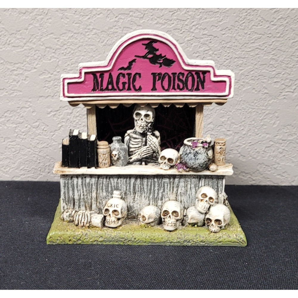 Ashland Tiny Treasures Halloween Magic Poison Booth Halloween Village